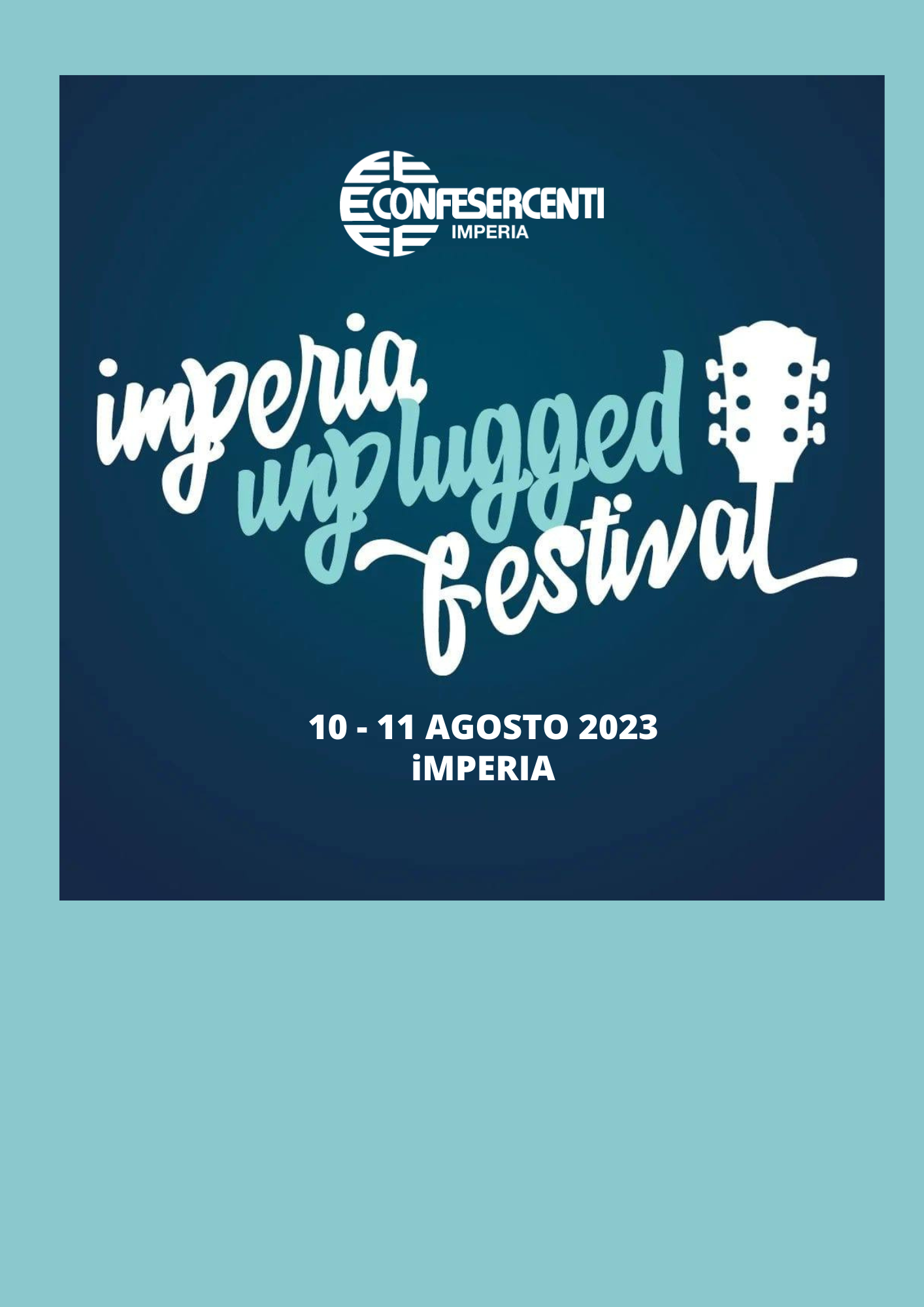 Imperia Unplugged Festival 10-11 agosto 2023